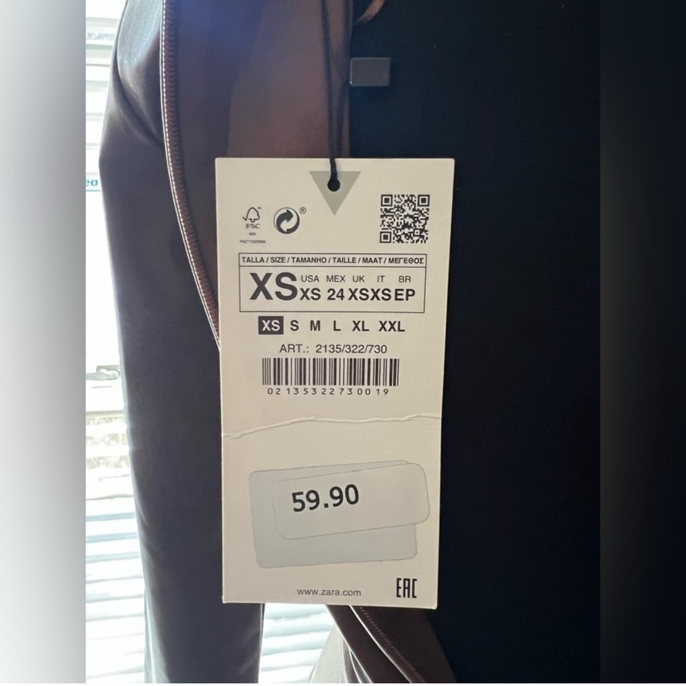 Zara Chocolate Brown Mini Dress - Picture 10 of 15